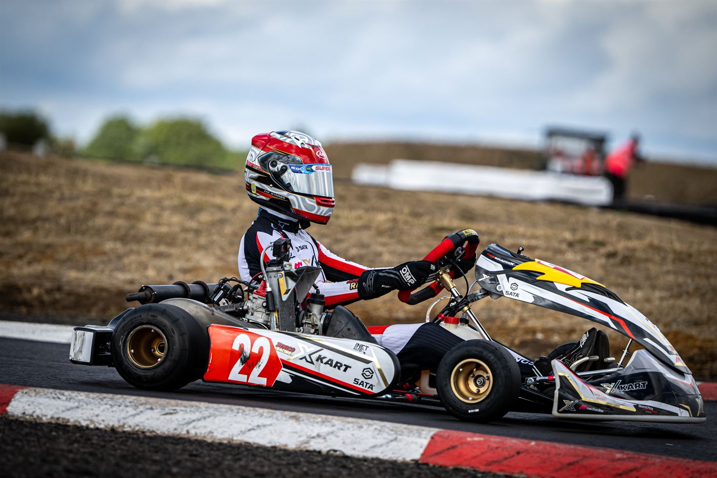 Zak racing in Super One at Shenington